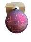 Preview: Weihnachtskugel mit goldener Rathaus-Silhouette