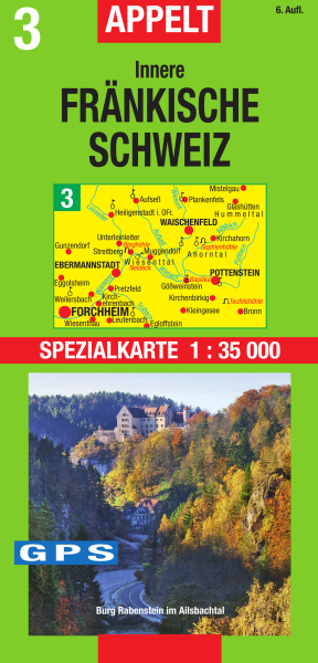 Wanderkarte Vorderseite