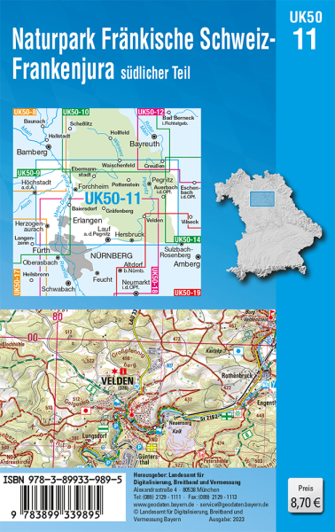 LVA Karte Fränkische Schweiz
