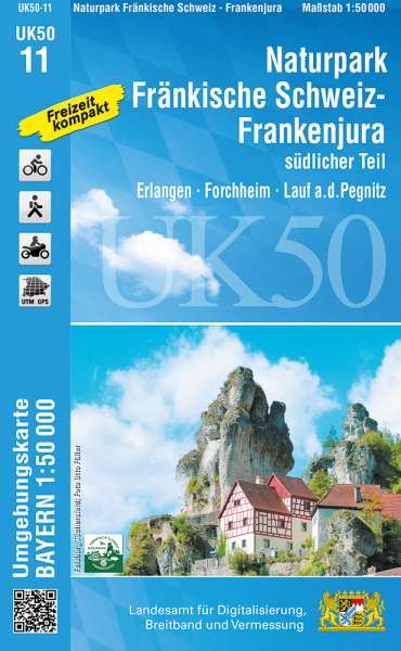 Wanderkarte Vorderseite